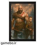 تابلو گیمبو طرح گاد آف وار (god of war) کد T1082