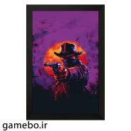 تابلو گیمبو طرح رد دد (red dead) کد T1063