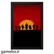 تابلو گیمبو طرح رد دد (red dead) کد T1064
