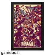 تابلو گیمبو طرح رد دد (red dead) کد T1067