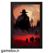 تابلو گیمبو طرح رد دد (red dead) کد T1068