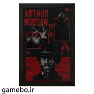 تابلو گیمبو طرح رد دد (red dead) کد T1069